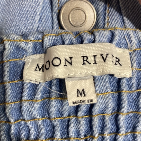 New Moon River Demin Jean Bustier Wrap top.Size M blue ⭐️⭐️⭐️⭐️ - Picture 10 of 16